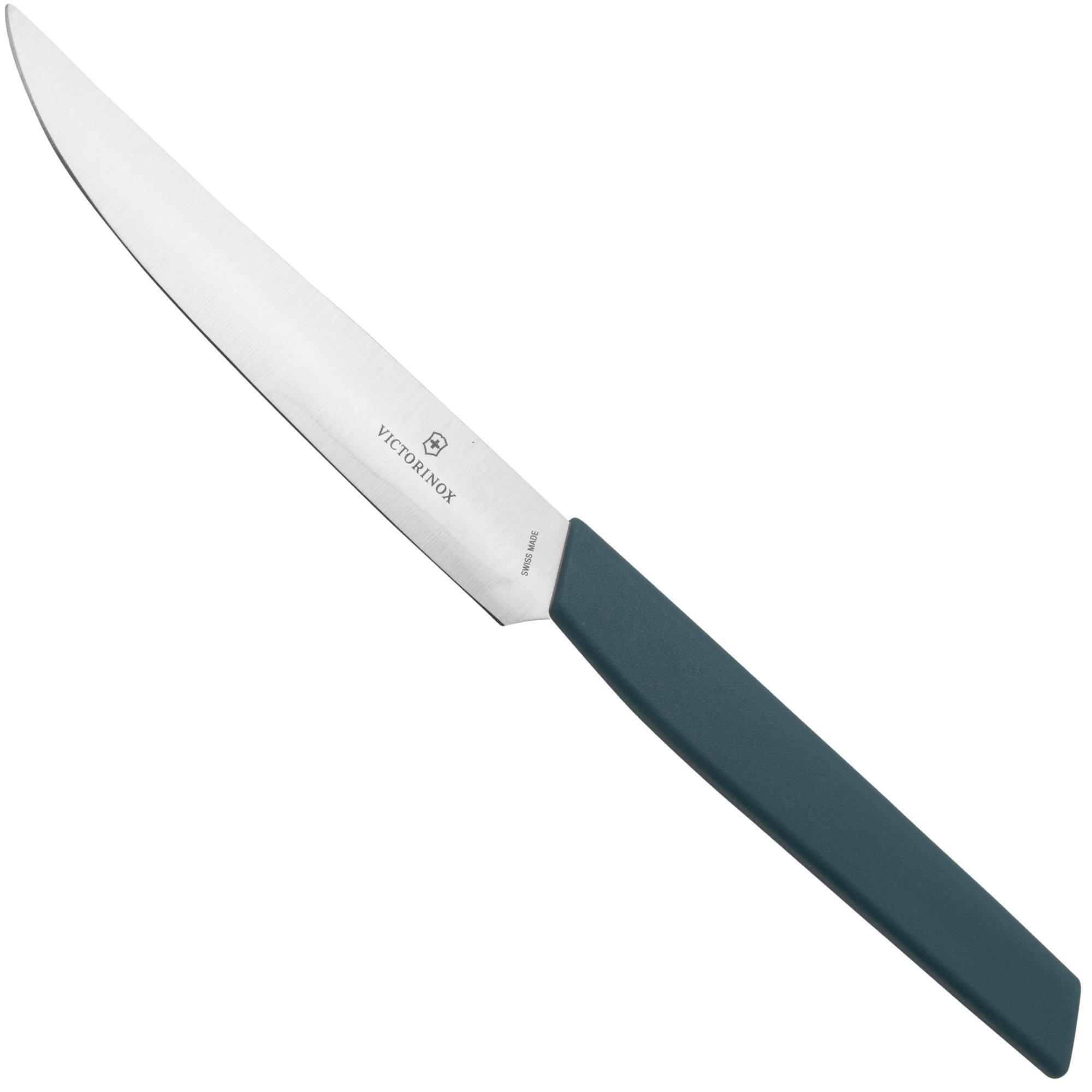 Victorinox Swiss Modern 6.9006.122 steakmes 12 cm, blauw