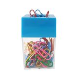 D.RECT Magnetische paperclipdispenser - paperclipdoos met 100 vierkante paperclips