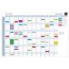 Exacompta Magnetische jaarplanning - Engelse teksten - Wit - 56153E
