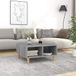 Maison Exclusive - Table basse, gris Sonoma, 60x60x30 cm, fibre de bois
