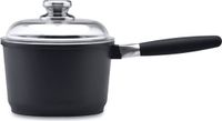 BergHOFF Essentials Steelpan met deksel Scala 16 cm - Zwart