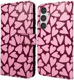 imoshion Hoesje - Geschikt voor Samsung Galaxy A35 - Design Bookcase smartphone - Hearty Blush