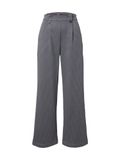 QS s.Oliver Gedessineerde broek met wijde pijpen van interlock-jersey - W36 X L30 - Zwart