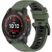 Strap-it Garmin Bracelet à boucle sport Epix Gen 2 (vert olive/noir)
