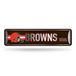 Rico Industries NFL Cleveland Browns Home Décor Metal Street Sign