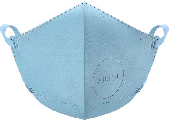 AirPop Kids - Gezichtsmasker - 4 Stuks - Blauw