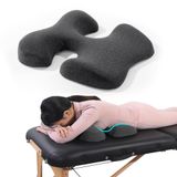 Merkloos Massage Kussen - Ergonomisch en Wasbaar - Grijs