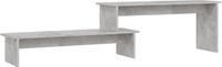 vidaXL Tv-meubel 180x30x43 cm bewerkt hout betongrijs