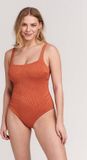 Shiwi RENEE swimsuit LANGKAWI ZEBRA STRUCTURE - spice route brown - 36