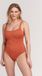 Shiwi RENEE swimsuit LANGKAWI ZEBRA STRUCTURE - spice route brown - 36