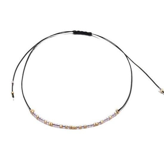 LGT JWLS Lookinggoodtoday Kralen Armbandje Bohemian stijl - Wit