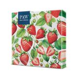 PAW Servetten 33 x 33 cm, 20 stuks - Aardbeienkus