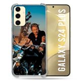 Cokitec Samsung Galaxy S24 Plus Hoes Muziek Johnny Hallyday Moto