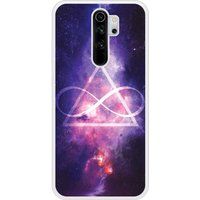 Redmi Beschermende siliconen case compatibel met Redmi Note 8 Pro Infinite Triangle