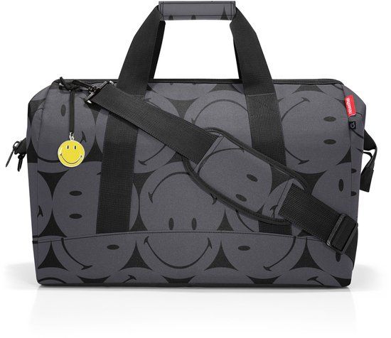 Reisenthel Allrounder L Reistas / Weekendtas / Sporttas - 30L - Smiley® Grijs