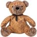 Merkloos Deurstopper - bruine beer - polyester - 27 cm - dieren - kinderkamer - bescherming