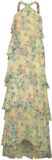 Vero Moda VMFELICIA Lange Feestjurk Flan Gebloemd Mouwloos Polyester