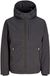 JACK & JONES Tussenjas grijs / oranje / zwart / wit