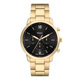 FOSSIL NEUTRA Heren Horloge - Goudkleurig - FS6093 - 44mm - Staal - Quartz - 2024