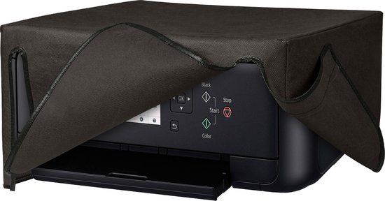 kwmobile hoes geschikt voor Canon Pixma TS5150 / 5151 / MG 2555 - Beschermhoes voor printer - Stofhoes in donkergrijs