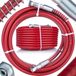 Rosfix Stalen Hogedrukslang - 30 m Rood, 228 bar - 1/4" Binnen-ø, Draaiende Aansluitingen