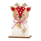 Mopec NW15 houten figuur, 15,5 cm, rood