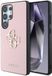Guess 4G Metal Logo Saffiano Backcover geschikt voor Samsung Galaxy S25 Ultra - Rose