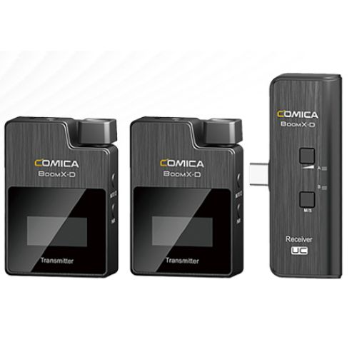 Comica 2.4G Digital Wireless Microphone Set - 2 Transmitters + 1 Receiver