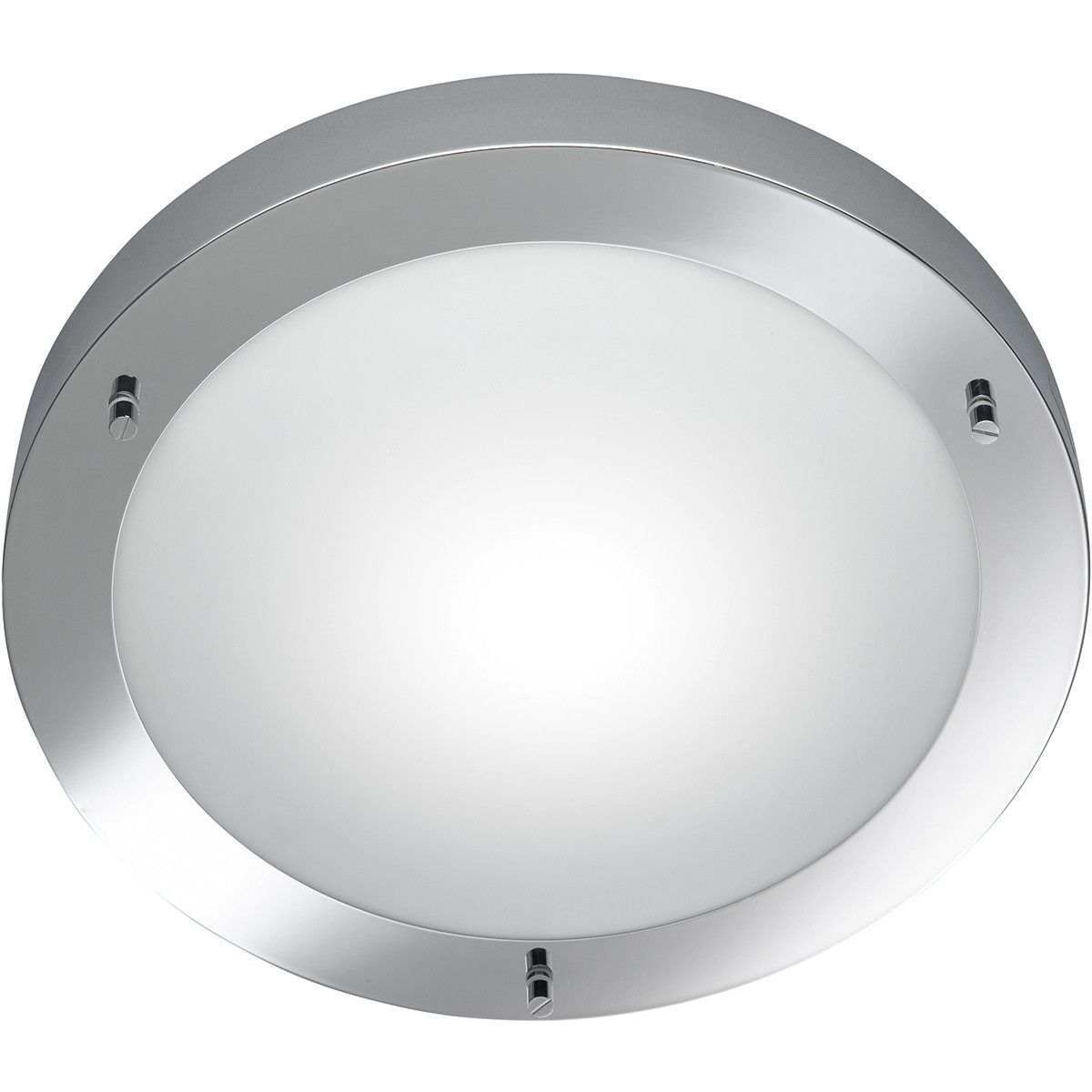 BES LED Trion Condi Plafondlamp - Ø310mm - Chroom - E27 - IP44