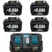 Makita Batterie de remplacement BL1830, capacité 9000 mAh, technologie Li-ion 18 V