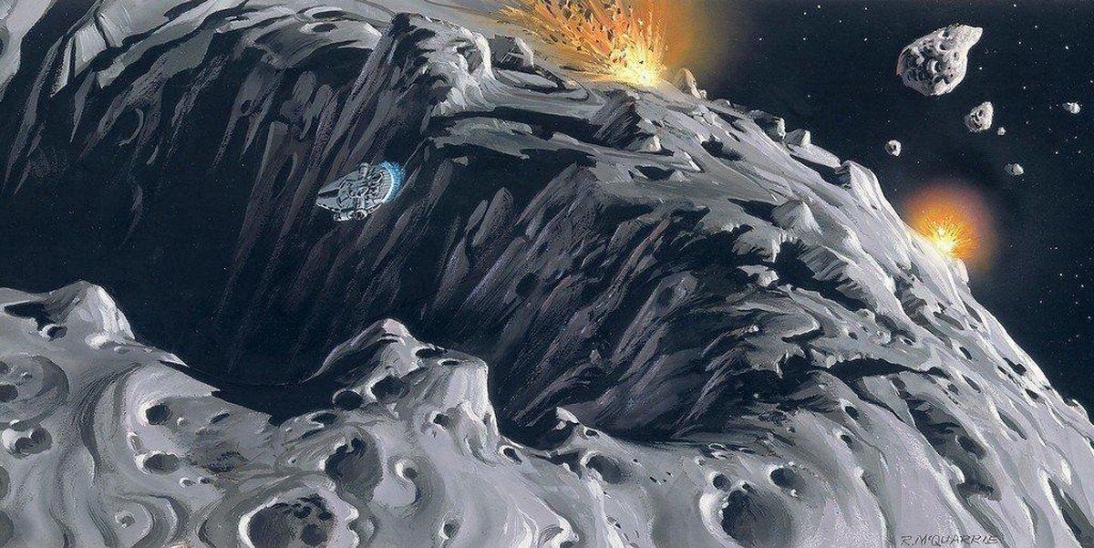 KOMAR Star Wars Classic RMQ Asteroid Vlies Fotobehang 500x250cm 10-banen