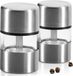 com-four® set de 2 mini-broyeurs à poivre et sel