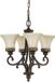 Steady Lighting Kroonluchter Metaal Walnut E27 45.7cm