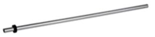 KIRCHHOFF CU Tuyau de raccordement 300 mm - Chrome 8 mm