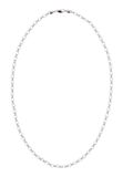 NAEMI Halsketting Zilver Koper 50 cm