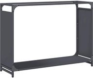 vidaXL Brandhoutrek 90x28x65 cm koudgewalst staal antracietkleurig