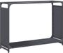 vidaXL Brandhoutrek 90x28x65 cm koudgewalst staal antracietkleurig