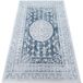 RUGSX Tapis Acrylique Valencia 2328 Ornament Bleu / Ivoire Blue 80x150 Cm