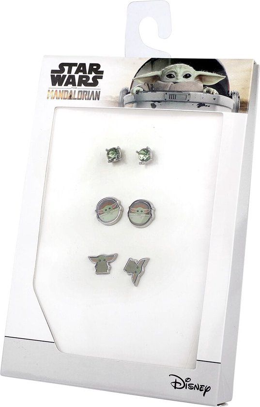 Star Wars The Mandalorian - Grogu Unisex Oorbellenset - groen - Standard