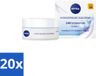 NIVEA Essentials Dagcrème - Hydraterende Gezichtscrème - Normale tot gemengde huid - SPF 30 - 20 x 50 ml