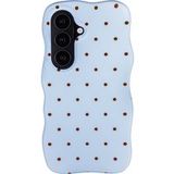 Selencia Vivid Wavy Backcover met MagSafe voor de Samsung Galaxy S26 - Happy Dots Digital Sky
