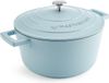 MasterClass Braadpan - 24cm - 4L - Bleu clair - Induction - 5 Ans de Garantie