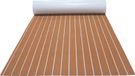 Tapis de pont EVA - tapis de sol - 90 x 240 cm - 6 mm - Antidérapant - Étanche - Facile à nettoyer - Marron