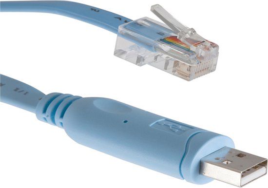 Cisco CAB-CON-USBRJ45= Signaalkabel Blauw