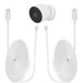 iTODOS 2 stuks 6 m netsnoer voor Google Nest Cam (batterij) - wit