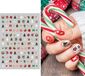 Fiestas Guirca Autocollants à ongles sapin de Noël - Multi