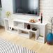 Maison Exclusive - Meuble TV, double, en L, blanc