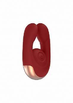 Elegance - Dual Motor Clitoral Stimulator - Fancy - Red