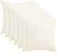 vidaXL Coussins 6 pièces HEERLEN Blanc 50 x 50 cm Tissu