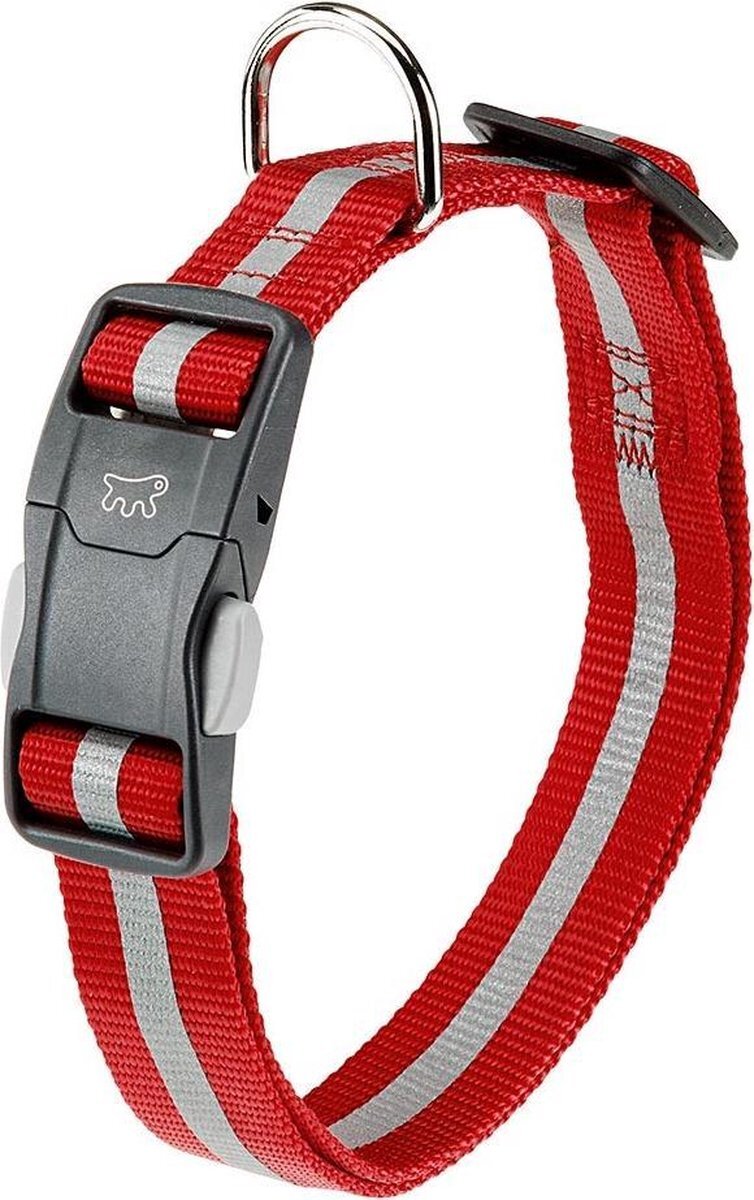 Ferplast Hondenhalsband Club Reflex 70 X 2,5 Cm Nylon Rood rood